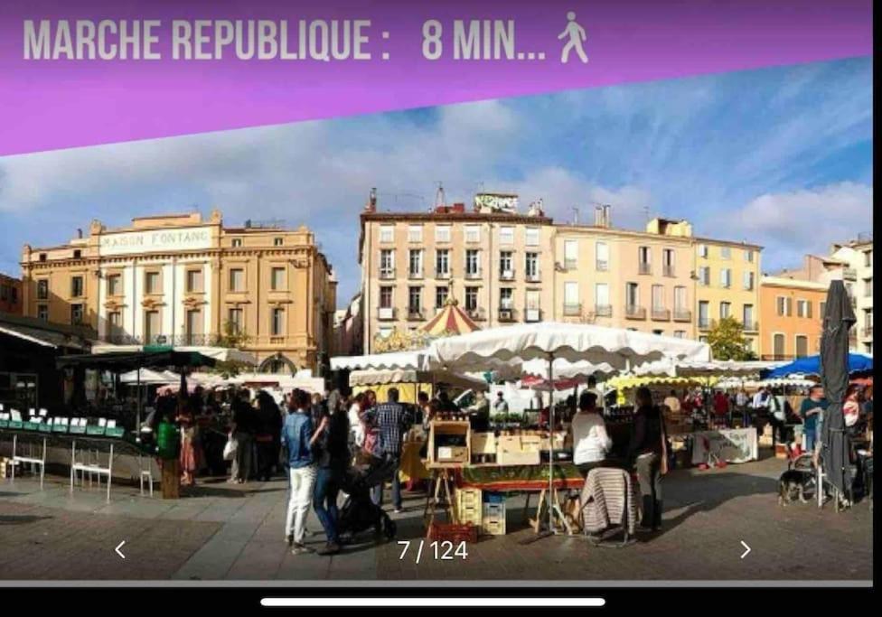 En Plein Coeur De Perpignan Le Charmant Exterior photo
